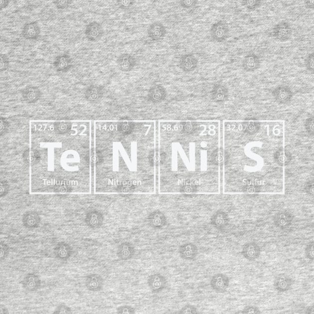 Tennis (Te-N-Ni-S) Periodic Elements Spelling by cerebrands